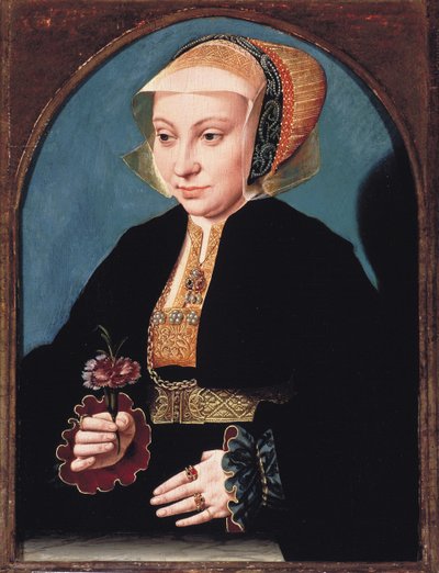 Porträt einer Dame, ca. 1539 von Bartholomaeus Bruyn